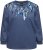 Ulla Popken Sequined Neck Long Sleeve Sweatshirt Ink Blue - Puloveri & dukserice - 