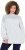 Ulla Popken Graphic Stripe Long Sleeve Turtleneck Sweater Silver Melange - Puloveri & dukserice - 