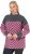 Ulla Popken Graphic Stripe Long Sleeve Turtleneck Sweater Flamingo - Puloveri & dukserice - 