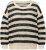 Ulla Popken Striped Long Sleeve Crocheted Sweater Vanilla - Puloveri & dukserice - 
