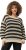 Ulla Popken Striped Long Sleeve Crocheted Sweater Vanilla - Puloveri & dukserice - 