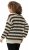 Ulla Popken Striped Long Sleeve Crocheted Sweater Vanilla - Puloveri & dukserice - 