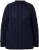 Ulla Popken Openwork Chenille Sweater Navy - Puloveri & dukserice - 