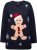 Ulla Popken Gingerbread Man Christmas Sweater Navy - Puloveri & dukserice - 