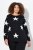 Ulla Popken Glitter Stars Soft Knit Sweater Black - Puloveri & dukserice - Udobne dukserice, hoodice i pletenina