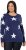 Ulla Popken Glitter Stars Soft Knit Sweater Blue - Puloveri & dukserice - 