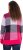 Ulla Popken Grand Check Long Sleeve Sweater Red Pink - Puloveri & dukserice - 