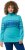 Ulla Popken Apres Ski Long Sleeve Troyer Collar Sweater Bright Turquoise - Puloveri & dukserice - 