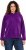 Ulla Popken Chenille Knit Hoodie Dark Purple - Puloveri & dukserice - 
