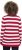 Ulla Popken Striped Polo Collar Long Sleeve Sweater Ruby Red - Puloveri & dukserice - 