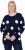 Ulla Popken Fluffy Polka Dot Sweater Ink Blue - Puloveri & dukserice - 