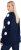 Ulla Popken Fluffy Polka Dot Sweater Ink Blue - Puloveri & dukserice - 