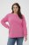 Kaffe Curve Sus Sweatshirt Pink Power - Dukserice - 