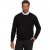 JP1880 Pullover Sweater Black TALL - MUŠKA ODJEĆA MT-6XLT - Odjeća za Visoke Muškarce