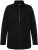 Ulla Popken Modular Fleece Zip Front Jacket Black - Puloveri & dukserice - 