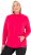 Ulla Popken Modular Fleece Zip Front Jacket Magenta - Puloveri & dukserice - 