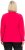Ulla Popken Modular Fleece Zip Front Jacket Magenta - Puloveri & dukserice - 