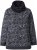 Ulla Popken Teddy Collar Printed Sweatshirt Black - Puloveri & dukserice - 