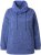Ulla Popken Teddy Collar Printed Sweatshirt Atlantic Blue - Puloveri & dukserice - 
