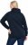 Ulla Popken Rhinestone Snowflake Turtleneck Sweatshirt Navy - Puloveri & dukserice - 