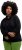 Ulla Popken Gathered Sleeve Oversized Fit Sweatshirt Black - Puloveri & dukserice - 