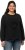Ulla Popken Flock Print Long Sleeve Crew Neck Sweatshirt Black - Puloveri & dukserice - 