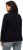 Ulla Popken Tonal Leopard Print Longline Zip-Up Sweatshirt Black - Puloveri & dukserice - 