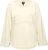 Ulla Popken Embroidered Freedom Rolled Edge Sweatshirt Sand - Puloveri & dukserice - 