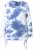 Ulla Popken Tie Dye Gathered Sweatshirt Atlantic Blue - Puloveri & dukserice - 