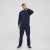 North Latitude Denim Crew Neck Sweatshirt Navy Blue TALL - TALL puloveri - 