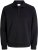 Jack & Jones Bradley Sweatshirt Polo Black - Puloveri & dukserice - Muške Puloveri & dukserice veliki brojevi