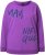Ulla Popken Magnifique Split Style Sweatshirt Purple - Puloveri & dukserice - 