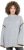 Ulla Popken Decorative Seam Sweater Light Grey Melange - Puloveri & dukserice - 