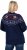 Ulla Popken Norwegian Style Christmas Sweater Blue - Puloveri & dukserice - 
