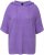 Ulla Popken Fuzzy Knit Short Sleeve Hoodie Pale Lilac - Puloveri & dukserice - 