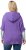 Ulla Popken Fuzzy Knit Short Sleeve Hoodie Pale Lilac - Puloveri & dukserice - 