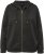 Ulla Popken Textured Metallic Knit Sweatshirt With Hood Graphite Grey - Puloveri & dukserice - 