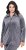 Ulla Popken Velour Loungewear Jacket Dark Grey - Puloveri & dukserice - 