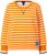 Ulla Popken Striped Drawstring Hem Sweatshirt Orange - Puloveri & dukserice - 