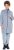 Ulla Popken Longline Knit Fleece Jacket Sky Blue - Puloveri & dukserice - 
