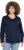 Ulla Popken Stripe Panel Long Sleeve V-Neck Sweatshirt Navy - Puloveri & dukserice - 