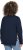 Ulla Popken Stripe Panel Long Sleeve V-Neck Sweatshirt Navy - Puloveri & dukserice - 