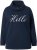Ulla Popken HELLO Classic Fit Stand-Up Collar Sweatshirt Navy - Puloveri & dukserice - 
