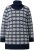Ulla Popken Eco Cotton Geometric Snowflake Sweater Navy - Puloveri & dukserice - 