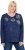 Ulla Popken Metallic Print Extra Soft Christmas Sweatshirt Ink Blue - Puloveri & dukserice - 