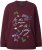 Ulla Popken Sparkling Sequin Bows Christmas Sweatshirt Plum - Puloveri & dukserice - 