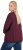 Ulla Popken Sparkling Sequin Bows Christmas Sweatshirt Plum - Puloveri & dukserice - 