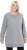 Ulla Popken Nostalgic Escape Oversized Sweatshirt Mouse Grey - Puloveri & dukserice - 