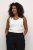Kaffe Curve Carina Top bez rukava Chalk - Majice - 