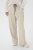 Kaffe Curve Sirana Pants Beige Melange/Black Stripe - Hlače od tkanine - 